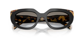 Prada PR D02S women Black Cat Eye Sunglasses