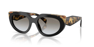 Prada PR D02S women Black Cat Eye Sunglasses