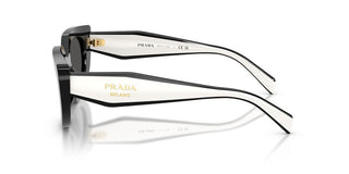 Prada Pr D02s Women Black Cat Eye Sunglasses