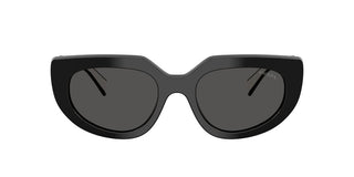 Prada Pr D02s Women Black Cat Eye Sunglasses