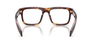 Prada PR D02V men Havana Rectangle Eyeglasses
