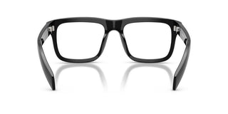 Prada PR D02V men Black Rectangle Eyeglasses