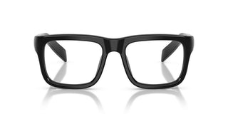 Prada PR D02V men Black Rectangle Eyeglasses