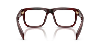 Prada PR D02V men Havana Rectangle Eyeglasses