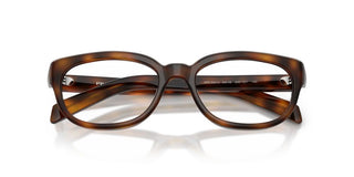 Prada PR D03VU women Havana Oval Eyeglasses
