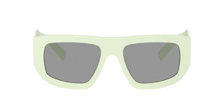 Prada Pr D04su Women Green Rectangle Sunglasses