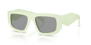 Prada Pr D04su Women Green Rectangle Sunglasses