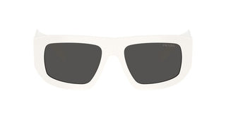 Prada Pr D04su Women White Rectangle Sunglasses