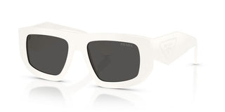 Prada Pr D04su Women White Rectangle Sunglasses