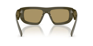 Prada Pr D04su Women Green Rectangle Sunglasses