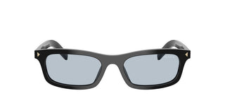 Prada PR D05S women Black Rectangle Sunglasses
