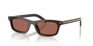 Prada PR D05S women Brown Rectangle Sunglasses