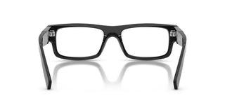 Prada PR D06V men Black Rectangle Eyeglasses