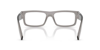 Prada PR D06V men Grey Rectangle Eyeglasses