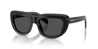 Prada PR D07S women Black Cat Eye Sunglasses