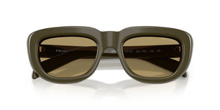 Prada PR D07S women Green Cat Eye Sunglasses