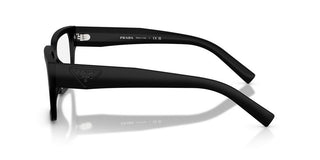 Prada PR D10VD men Black Squared Eyeglasses