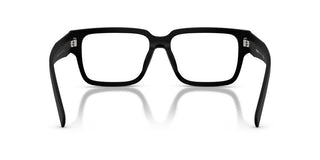 Prada PR D10VD men Black Squared Eyeglasses