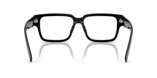Prada PR D10VD men Black Squared Eyeglasses