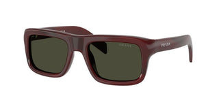 Prada PR D11S men Red Rectangle Sunglasses