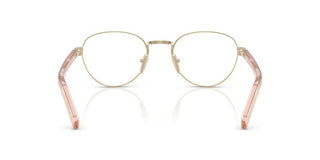 Prada Pr  B53v Women Gold Round Eyeglasses