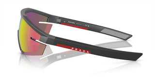 Prada Linea Rossa PS 03ZS men Grey Shield Sunglasses