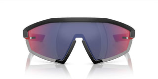 Prada Linea Rossa PS 03ZS men Black Shield Sunglasses