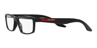 Prada Linea Rossa PS 04PV men Black Geometric Eyeglasses
