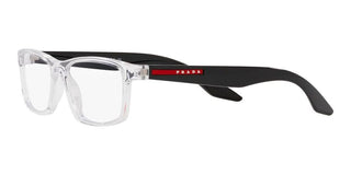 Prada Linea Rossa PS 04PV men Transparent Geometric Eyeglasses