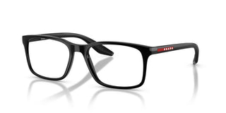 Prada Linea Rossa Ps 08rv Men Black Squared Eyeglasses