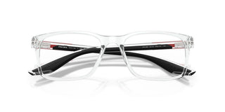 Prada Linea Rossa Ps 08rv Men Transparent Squared Eyeglasses