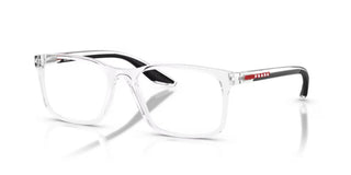 Prada Linea Rossa Ps 08rv Men Transparent Squared Eyeglasses