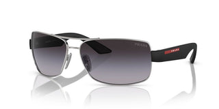 Prada Linea Rossa PS 50ZS men Silver Geometric Sunglasses