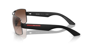 Prada Linea Rossa PS 50ZS men Grey Geometric Sunglasses