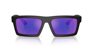 Prada Linea Rossa Ps A07s Men Black Rectangle Sunglasses