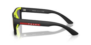 Prada Linea Rossa Ps A07s Men Black Rectangle Sunglasses