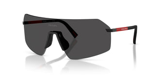 Prada Linea Rossa Ps B50s Men Black Shield Sunglasses