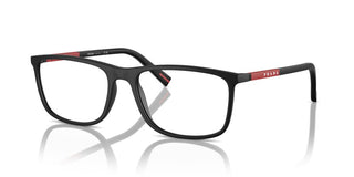 Prada Linea Rossa PS 03QV men Black Rectangle Eyeglasses