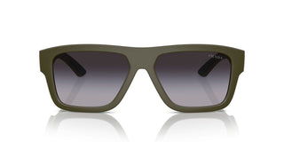 Prada Linea Rossa Ps  04zs Men Green Squared Sunglasses