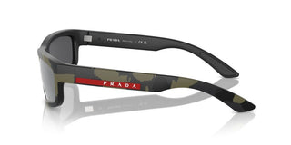 Prada Linea Rossa Ps  05zs Men Green Rectangle Sunglasses