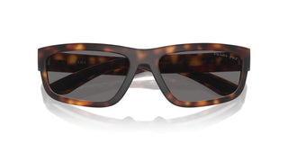 Prada Linea Rossa Ps  05zs Men Havana Rectangle Sunglasses