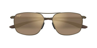 Maui Jim Puu Kukui Mj0857s Men Brown Squared Sunglasses