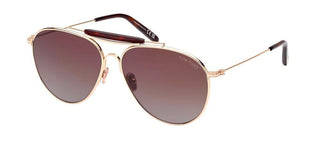 Tom Ford RAPHAEL-02 FT 0995 men Gold Pilot Sunglasses