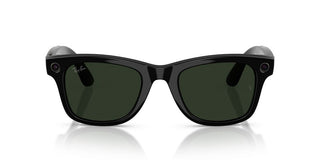 Ray-ban Ray-ban Meta Rw 4012 Wayfarer Unisex Black Squared Sunglasses