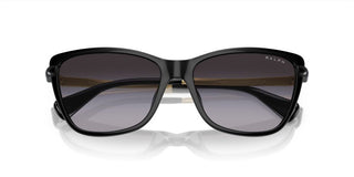 Ralph RA 5308U women Black Cat Eye Sunglasses