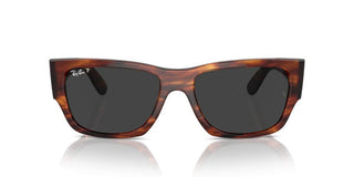 Ray-ban Rb 0947s Unisex Havana Squared Sunglasses