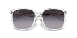 Ray-ban Rb 2206d Unisex Transparent Squared Sunglasses