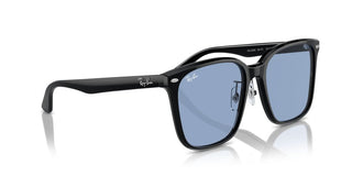 Ray-ban Rb 2206d Unisex Black Squared Sunglasses