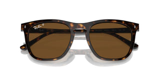 Ray-ban Rb 2210 Unisex Havana Squared Sunglasses
