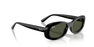 Ray-Ban RB 2221 women Black Oval Sunglasses